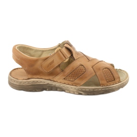 Naszbut Komfortable lædersandaler 036 / A beige