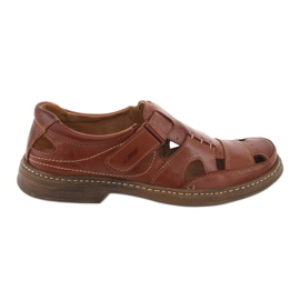 Sommersko med velcro, Naszbut 968, brun