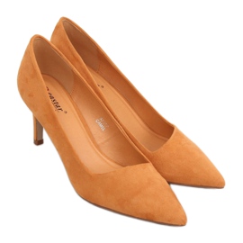 Asymmetriske pumper kamel AF05P Camel brun
