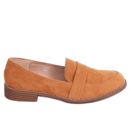 Kvinders loafers camel T366P Camel brun