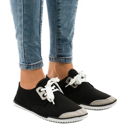 Sort BO-6 slip-on sneakers