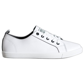 Ideal Shoes Mode sportssko hvid