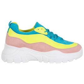 SHELOVET Farverige sneakers flerfarvet