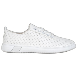 Bestelle Eco læder sneakers hvid