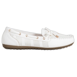 Diamantique Eco læder loafers hvid