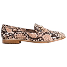 Seastar Stilfulde Snake Print Loafers flerfarvet