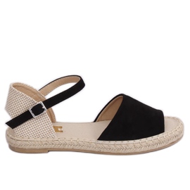 Sort BB28P Sorte espadriller brun