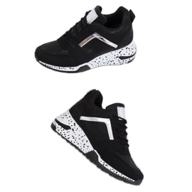 Sorte sorte sportssko C131 Negro