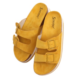 Honey scholki hjemmesko SS115P Gul