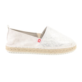 Big star espadrilles 274A514 sølv grå