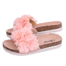 Flower power pink BG47P Pink lyserød