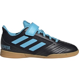 Adidas Predator 19.4 H&amp;L In Sala Jr G25831 fodboldstøvler grå sort