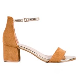 Seastar Sandaler med guldrem brun