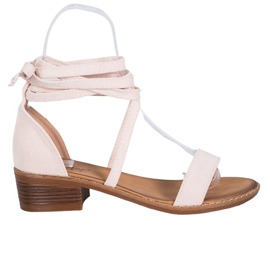 Bindede sandaler brun