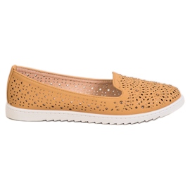 Seastar Openwork Lords With Crystals brun