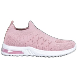 Diamantique Pink Slip On Sko lyserød