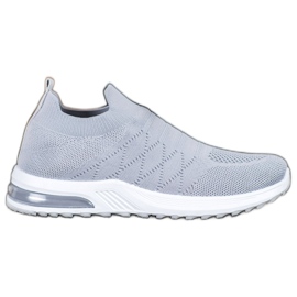 Diamantique Grå Slip-On Sko