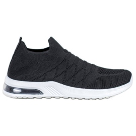 Diamantique Sort Slip-On Sko