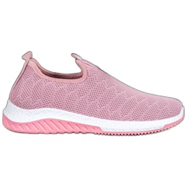 Diamantique Slip-on sportssko lyserød