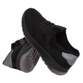 Sorte sportssko C8131 Negro
