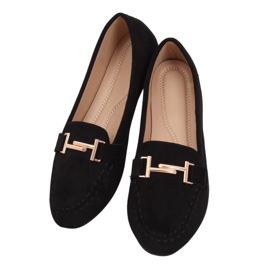 Sorte kvinders loafers 99-13A Sort