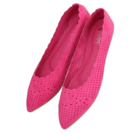 Fuchsia åbent ballerina NK18P Fushia lyserød