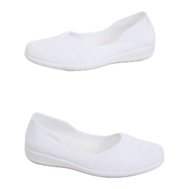IC03 Hvide mesh ballerinaer