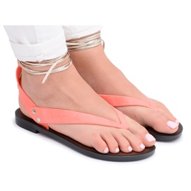 Lu Boo Neon Tied Sandals Japanese Meliski Florence lyserød