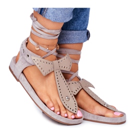 Lu Boo Gråbundne sandaler til kvinder japansk Mara
