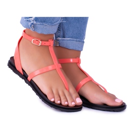 Lu Boo Sandaler Romerske kvinder Lento Neon Pink lyserød