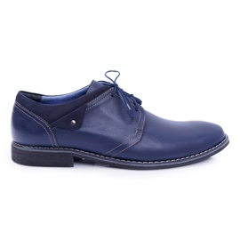 Bednarek Polish Shoes Herre Brogues Bednarek Elegant læder Marineblå Oliviero marine blå