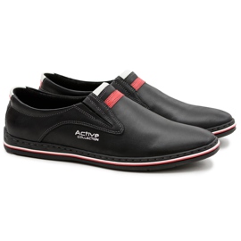 Joker Slip-on sort læder Herresko Mellos