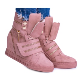 Kvinders sneakers Lu Boo On Wedge Pink Fluff lyserød