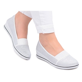Kvinders hvide slip-on sneakers Avila