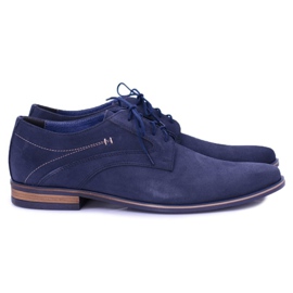 Bednarek Polish Shoes Herre Brogues Bednarek Elegant læder ruskind Marineblå Eligio marine blå