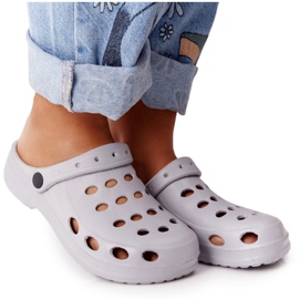 Flameshoes Eva hjemmesko i gråt skum til kvinder