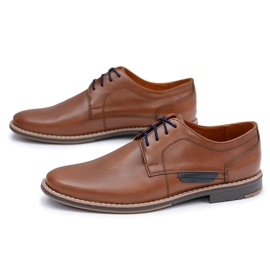 EVE Elegante mænds Brogues i naturligt læder brun Raffi