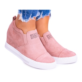 Kvinders Snekers Sneakers Lu Boo Slip-on Pink Kaori lyserød