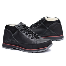 KOMODO Black Warmed Trafer mænds Brogues sort