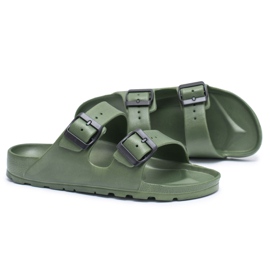 Flameshoes Mænds Oliven Garden Light Tøfler grøn