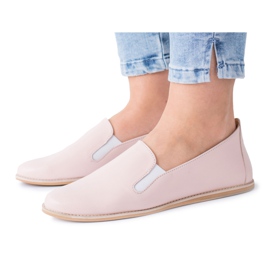 Butmil Pink Pastel Ballerinas til kvinder Fresca læder lyserød