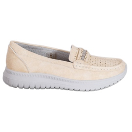 Small Swan Loafers på platformen brun