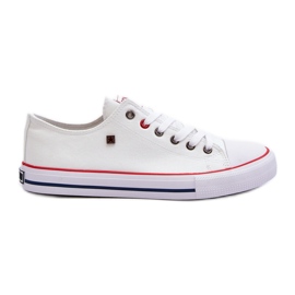 Big Star Low mænds hvide sneakers T174102