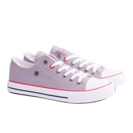 Big Star Low mænds grå sneakers T174109
