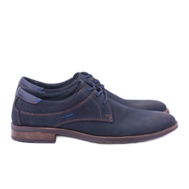KOMODO Elegante herresko Santiago Navy Blue marine blå