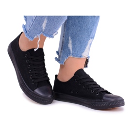 Sort kvinders klassiske sneakers Omerta