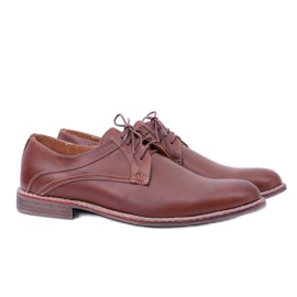 Lema Brun Formelle Herre Brogues Sko i Rick