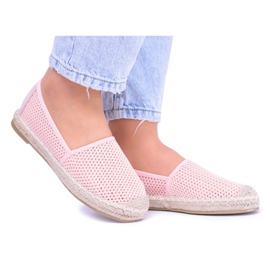 Kvinders pink perforerede Espadrilles Asumi lyserød