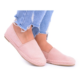 Espadriller til kvinder Estelle Powder Pink lyserød