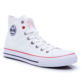 Big Star High mænds hvide sneakers T174106